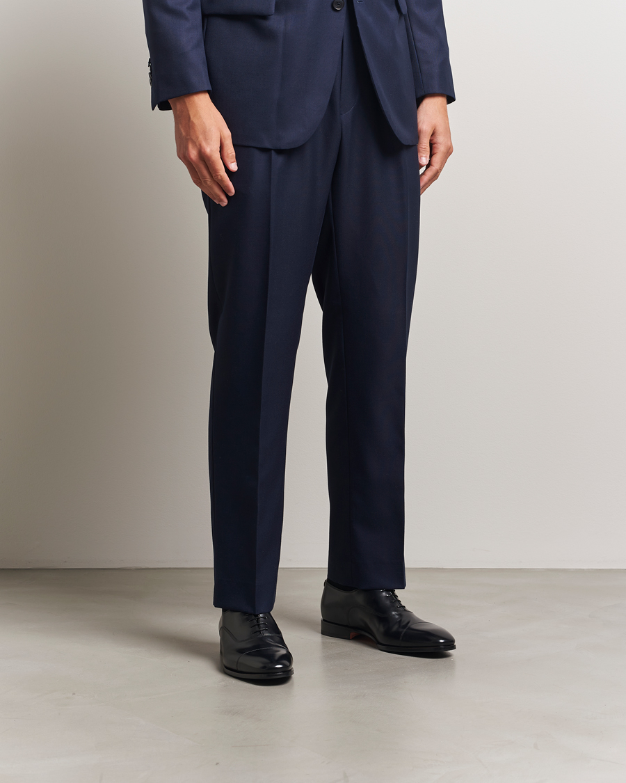 Heren | Oxfords | Santoni | Adrian Oxford Black Calf