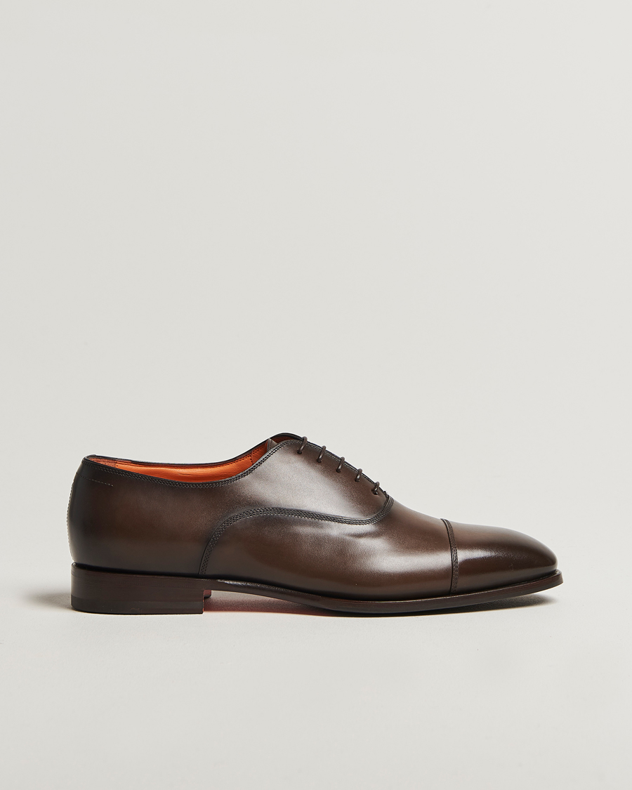 Heren | Oxfords | Santoni | Adrian Oxford Dark Brown Calf