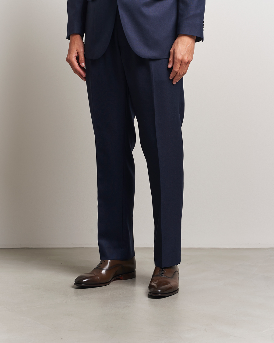 Heren | Oxfords | Santoni | Adrian Oxford Dark Brown Calf