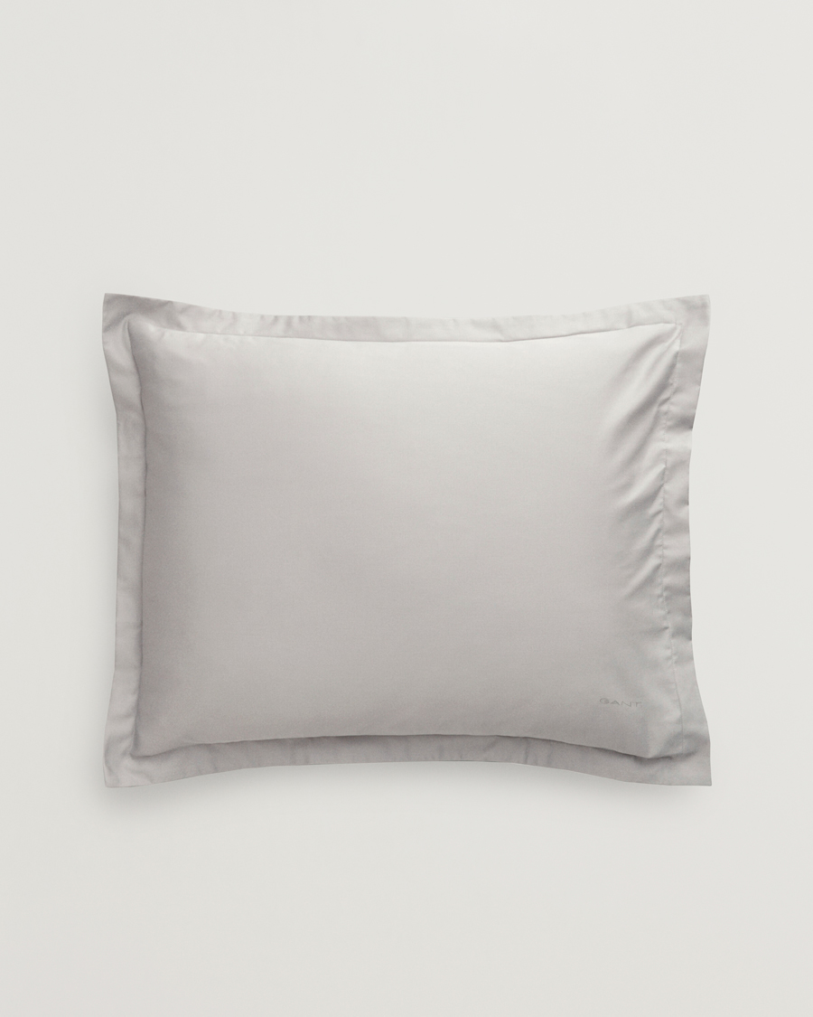 Heren | Thuis | GANT | Sateen Pillowcase Moon Grey