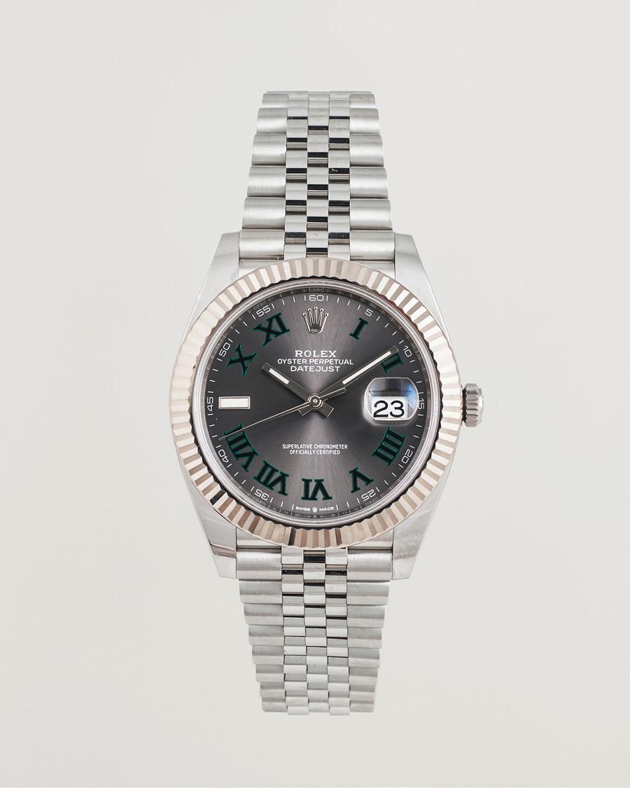 Heren | Rolex Pre-Owned Datejust 41mm Wimbledon | Rolex Pre-Owned | Datejust 41mm Wimbledon