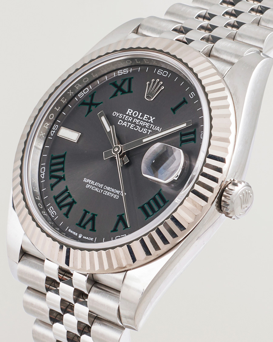 Heren | Rolex Pre-Owned Datejust 41mm Wimbledon | Rolex Pre-Owned | Datejust 41mm Wimbledon