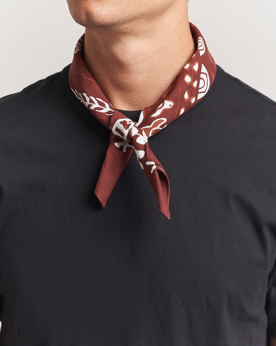 Heren | Snow Peak OG Cotton Nordic Bandana Bordeaux | Snow Peak | OG Cotton Nordic Bandana Bordeaux