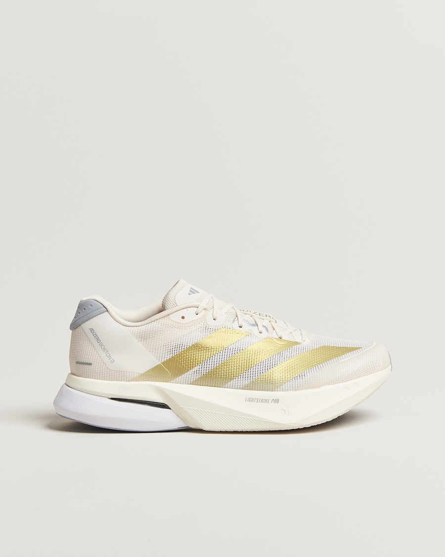 Heren | Sneakers | adidas Performance | Adizero Boston 13 Running Sneaker White/Gold