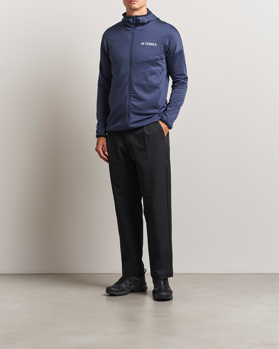 Heren | Truien | adidas Performance | XPR Lightweight Fleece Hooded Full Zip Navy