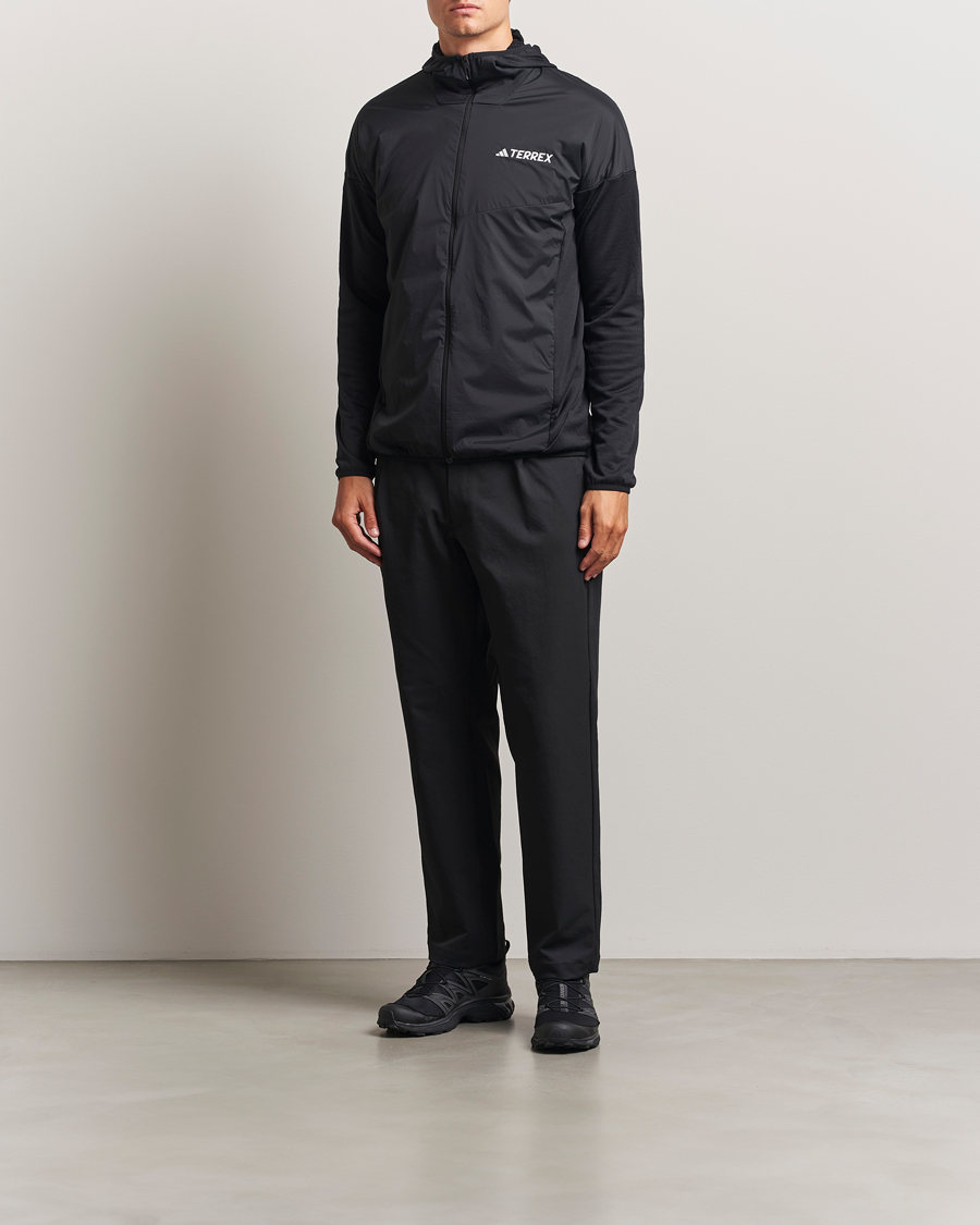 Heren | Truien | adidas Performance | XPR Wind Hooded Full Zip Black