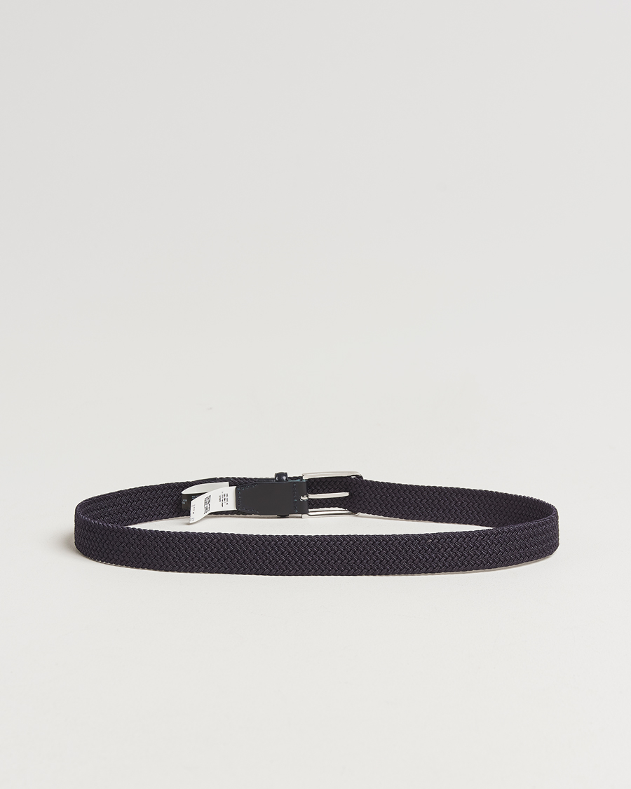 Heren | Riemen | BOSS BLACK | Clorio Elastic Woven Belt Navy
