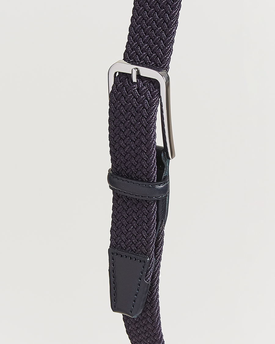 Heren | Riemen | BOSS BLACK | Clorio Elastic Woven Belt Navy