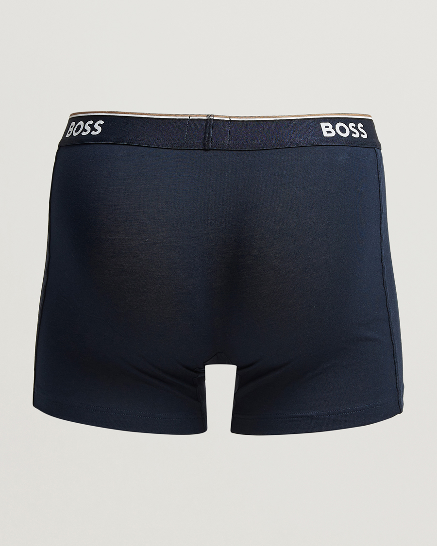Heren | Ondergoed | BOSS BLACK | 3-Pack Boxer Brief Open Blue