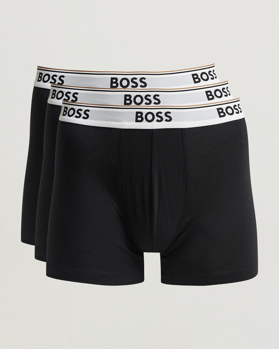 Heren | Ondergoed | BOSS BLACK | 3-Pack Boxer Brief Black