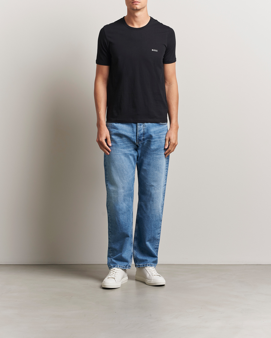 Heren | T-shirts | BOSS BLACK | 3-Pack Crew Neck T-Shirt White/Navy/Black