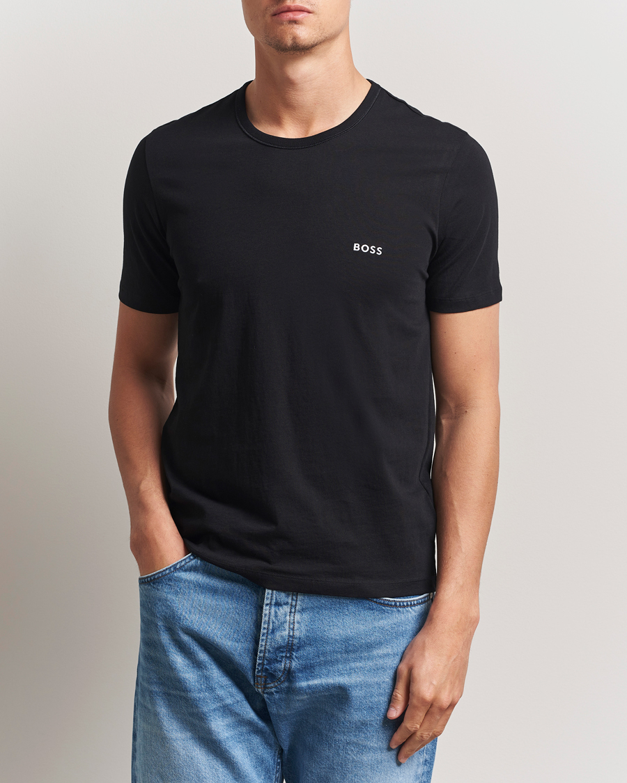 Heren | T-shirts | BOSS BLACK | 3-Pack Crew Neck T-Shirt White/Navy/Black