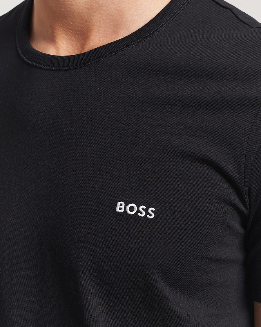 Heren | T-shirts | BOSS BLACK | 3-Pack Crew Neck T-Shirt White/Navy/Black