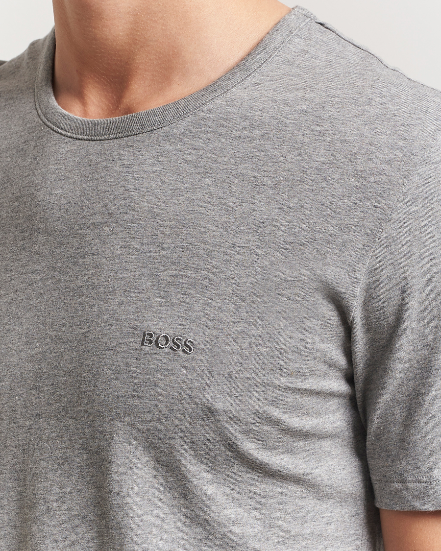 Heren | T-shirts | BOSS BLACK | 3-Pack Crew Neck T-Shirt White/Grey/Black