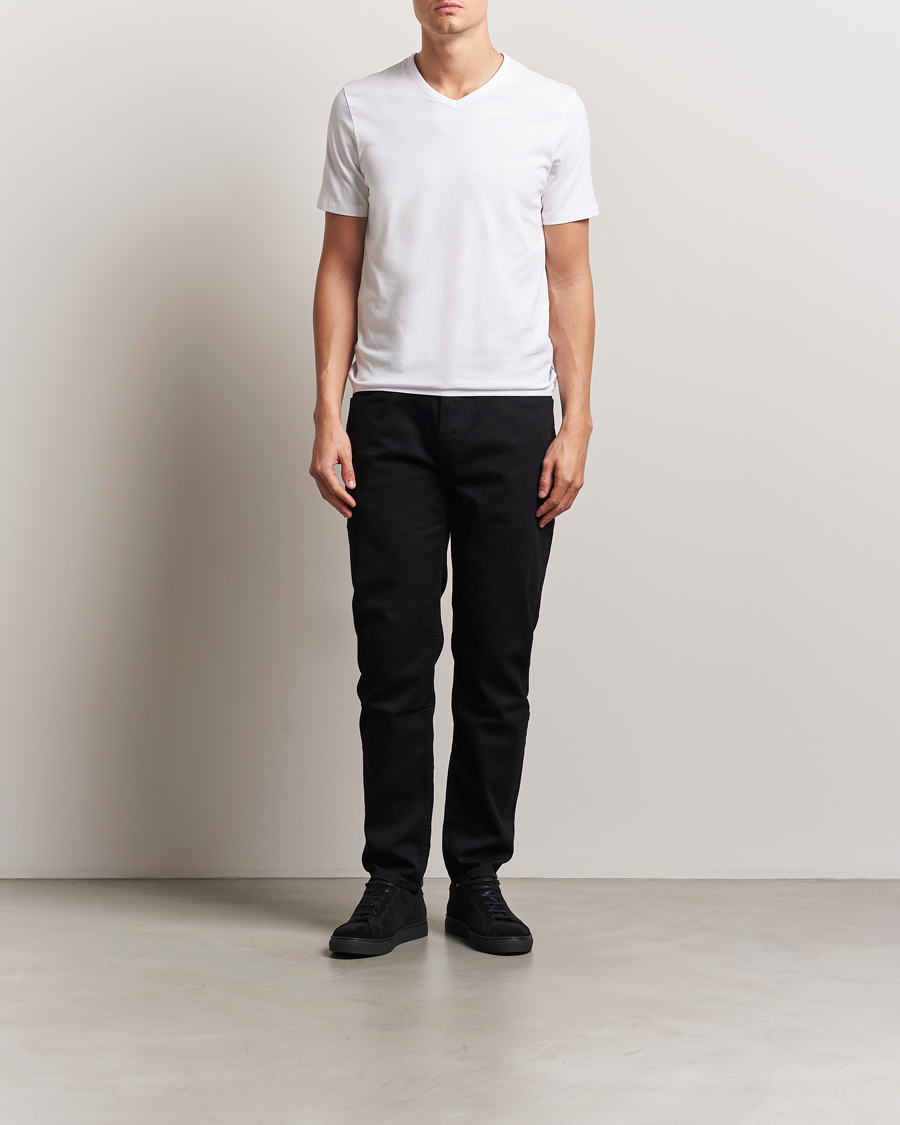 Heren | T-shirts | BOSS BLACK | 3-Pack V-Neck T-Shirt White