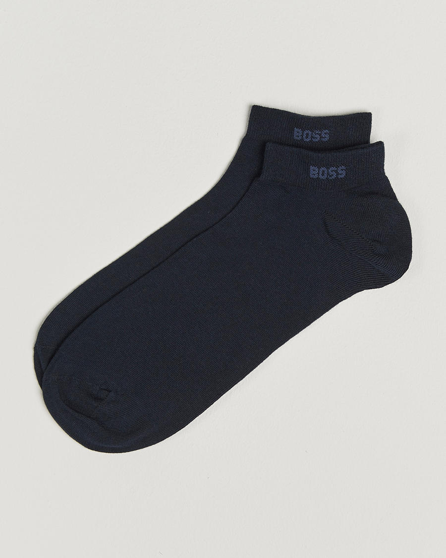 Heren | Ondergoed | BOSS BLACK | 2-Pack Sneaker Socks Dark Blue