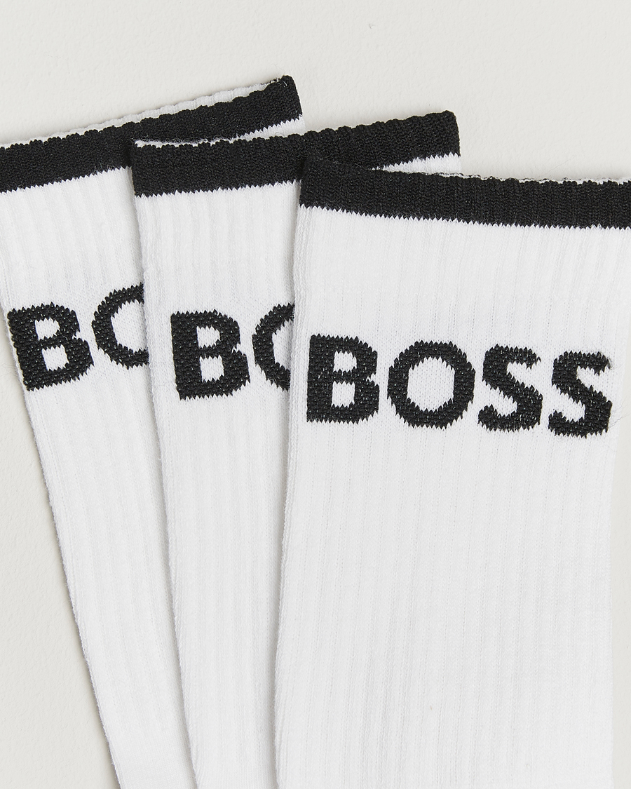 Heren | Ondergoed | BOSS BLACK | 6-Pack Sport Socks White