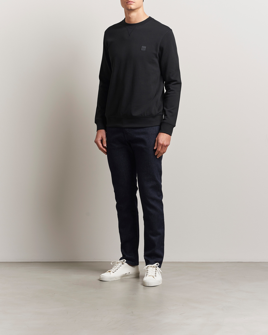 Heren | Truien | BOSS ORANGE | Westart Logo Sweatshirt Black