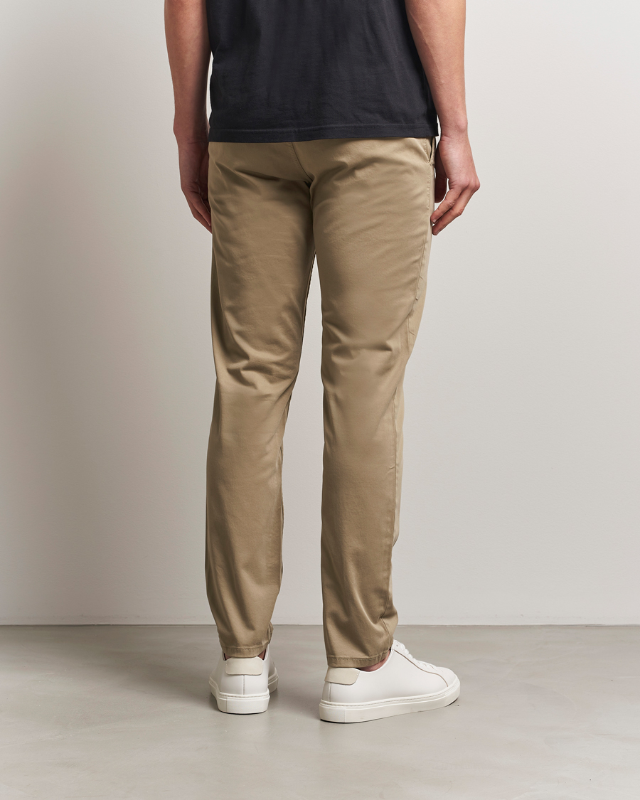 Heren | Broeken | BOSS ORANGE | Tapered Fit Cotton Chinos Beige