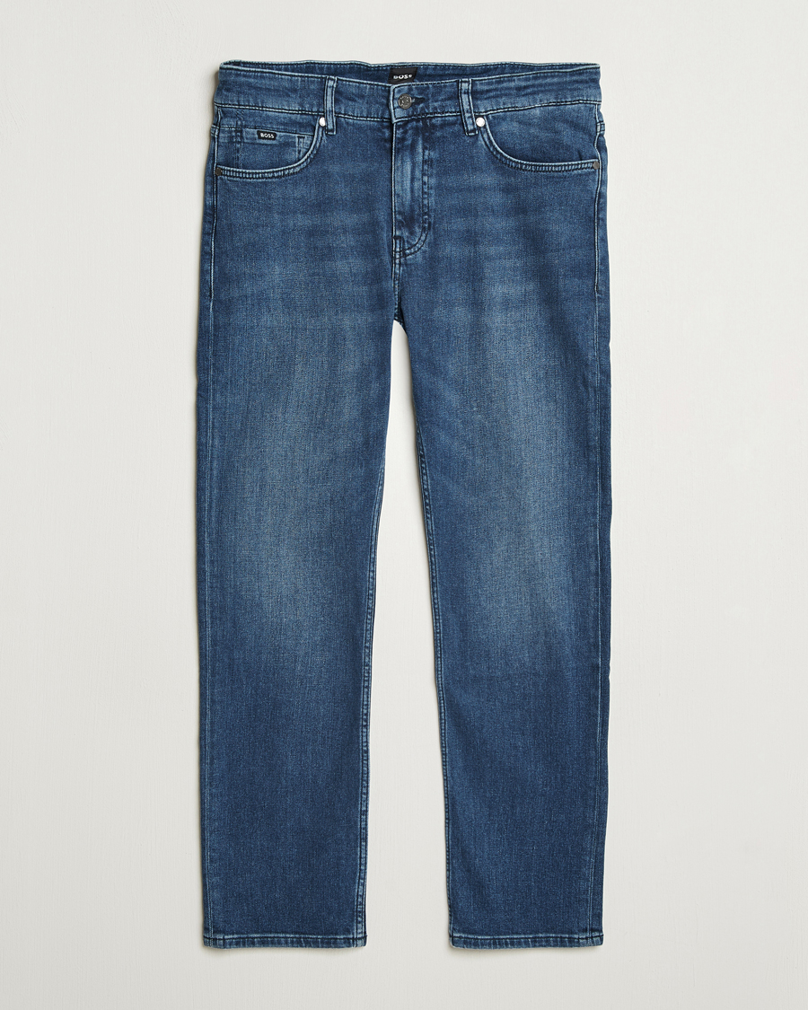 Heren | Broeken | BOSS BLACK | Delaware Jeans Navy