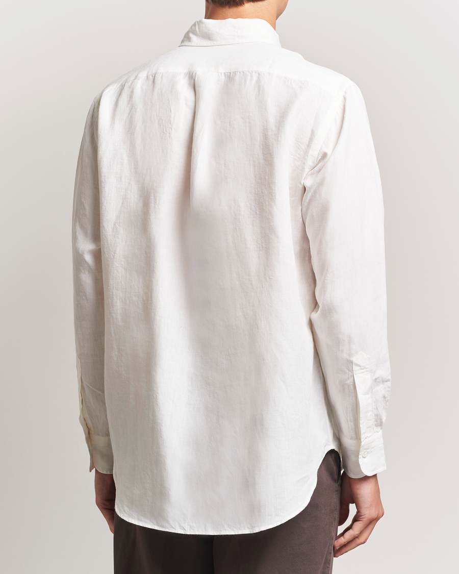 Heren | Overhemden | Kamakura Shirts | Linen Ametora Shirt White