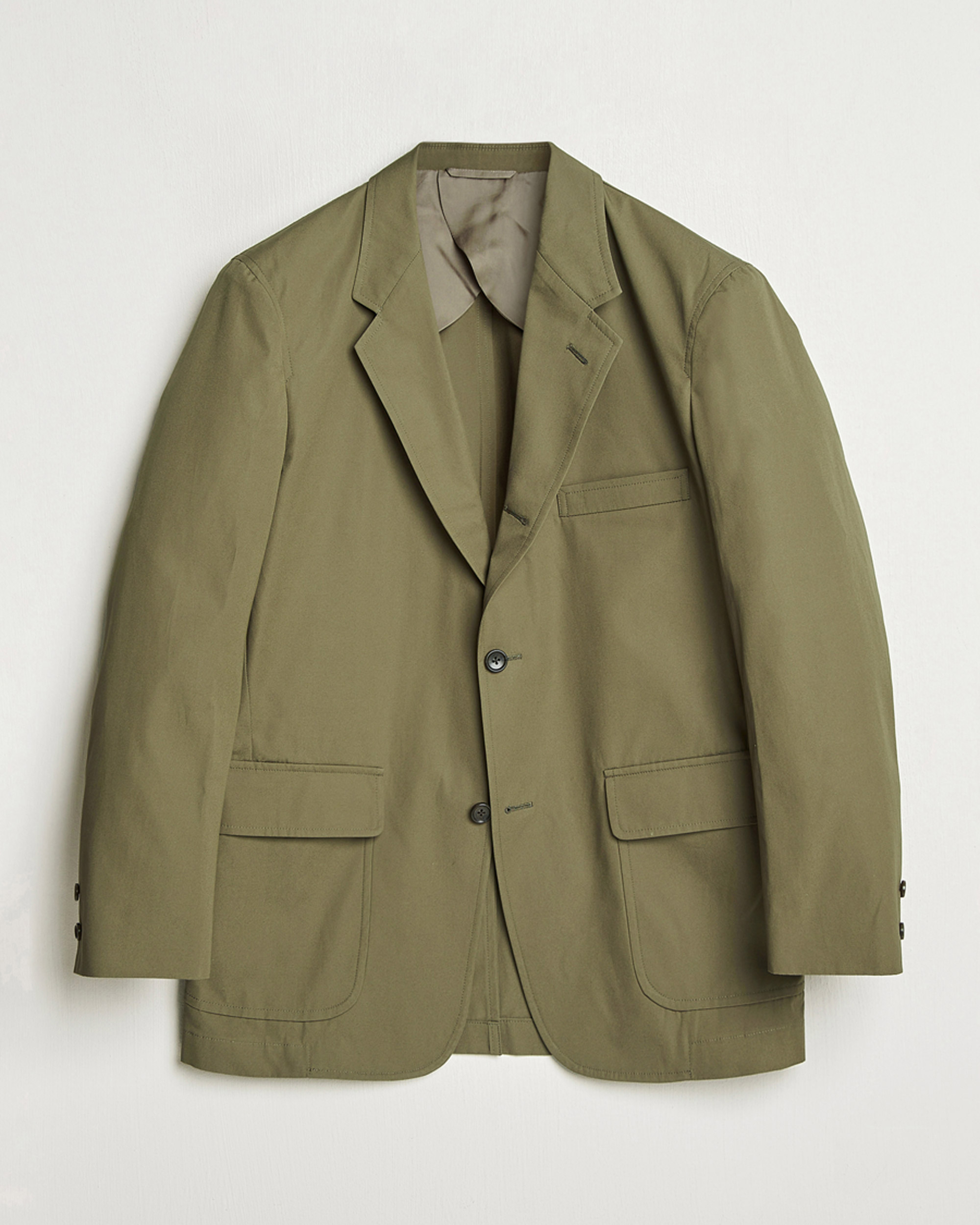 Heren | Blazers | Kamakura Shirts | Cotton Ivy Jacket Olive