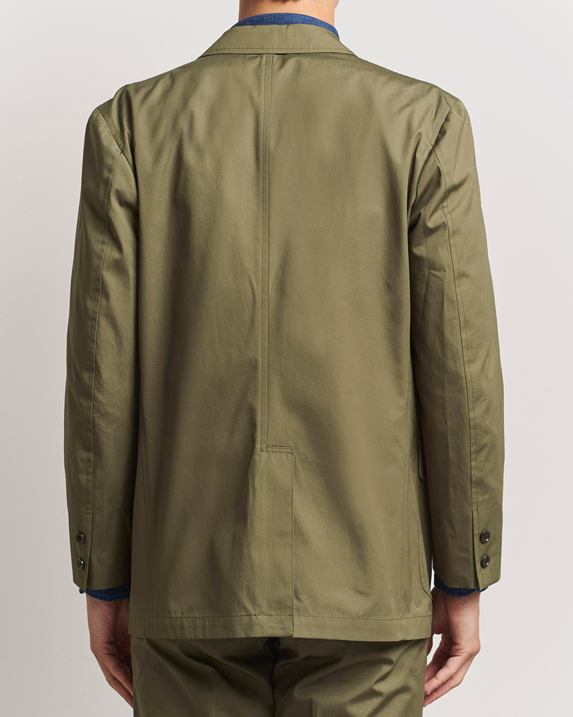 Heren | Blazers | Kamakura Shirts | Cotton Ivy Jacket Olive