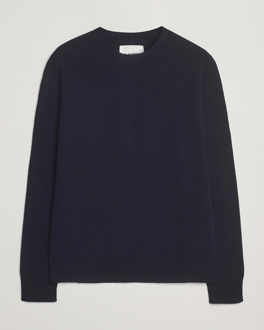 Heren | Truien | Jil Sander | Wool/Cashmere Round Neck Sweater Navy