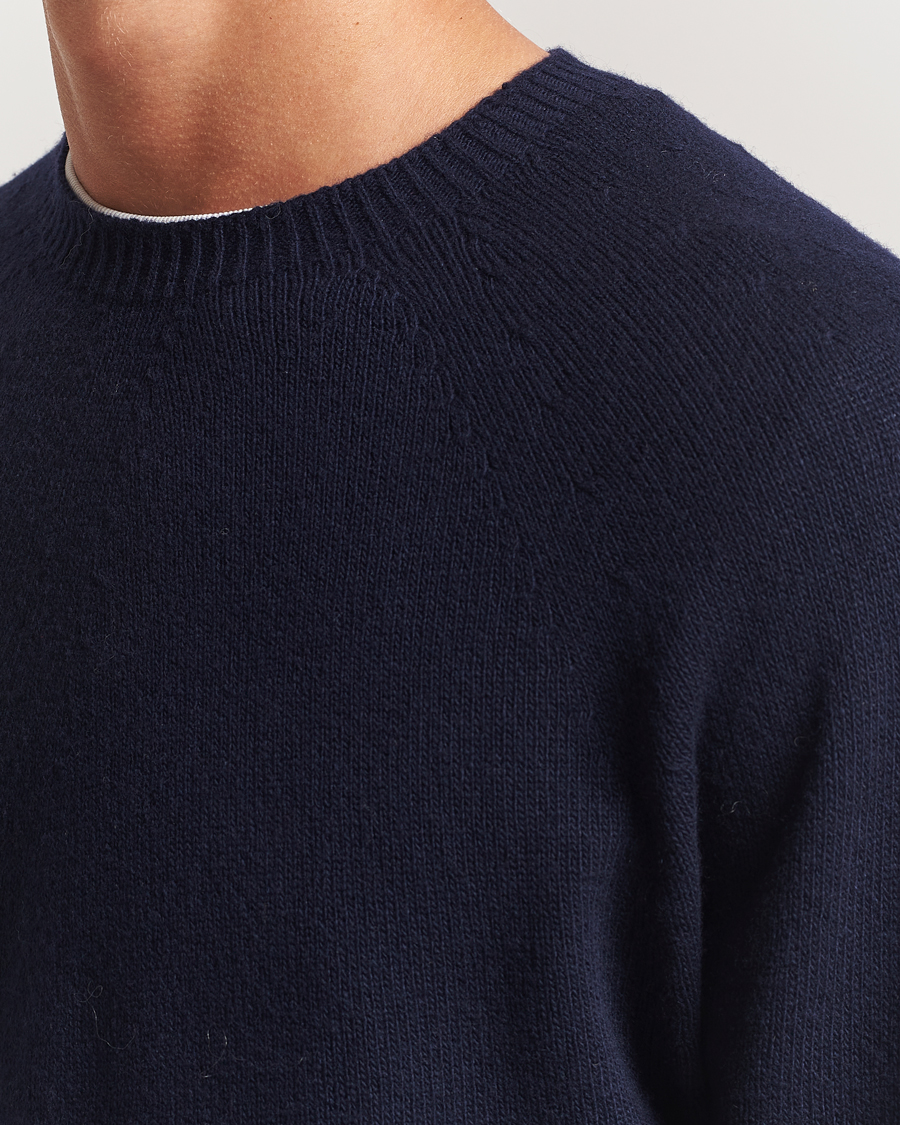 Heren | Truien | Jil Sander | Wool/Cashmere Round Neck Sweater Navy