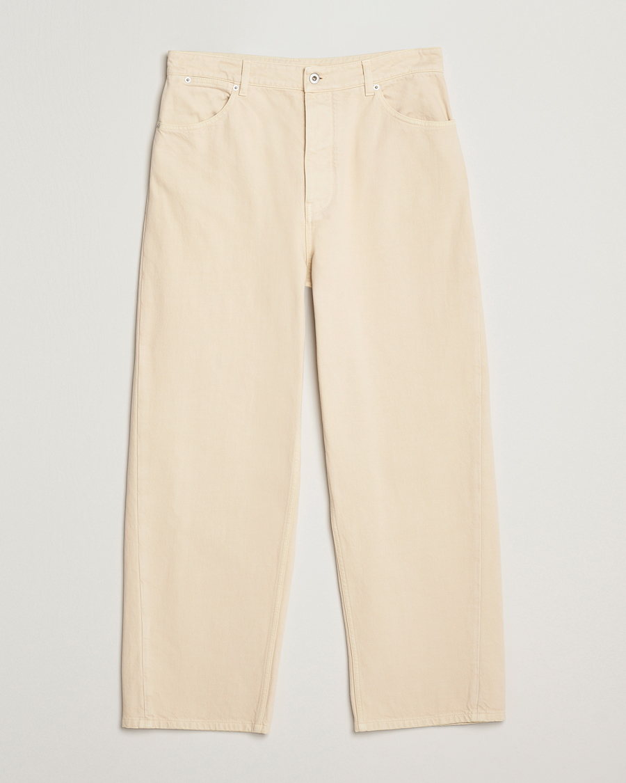 Heren | Broeken | Jil Sander | Loose Fit 5-Pocket Pants Oat