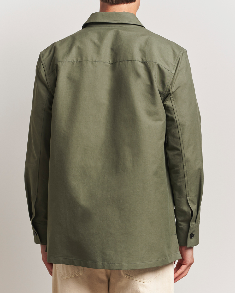 Heren | Overhemden | Jil Sander | Compact Cotton Overshirt Olive