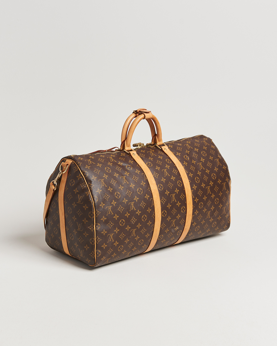 Heren | Pre-Owned & Vintage Bags | Louis Vuitton Pre-Owned | Keepall Bandoulière 55 Monogram