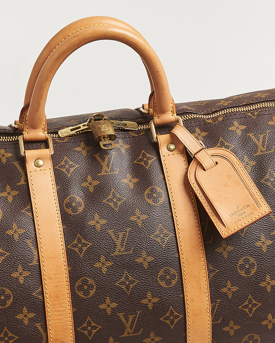 Heren | Pre-Owned & Vintage Bags | Louis Vuitton Pre-Owned | Keepall Bandoulière 55 Monogram