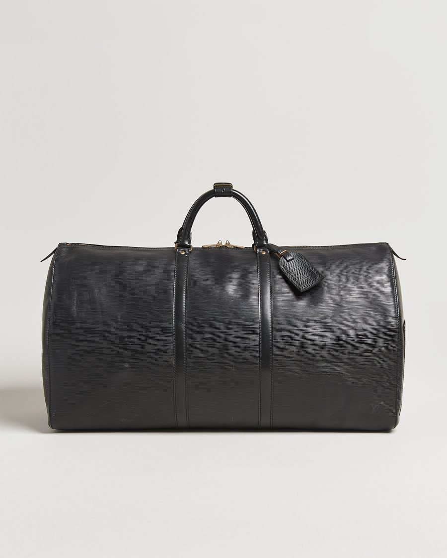 Heren | Pre-Owned & Vintage Bags | Louis Vuitton Pre-Owned | Keepall 60 Epi Leather Black