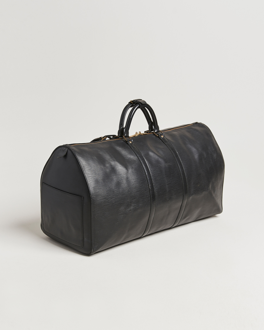 Heren | Pre-Owned & Vintage Bags | Louis Vuitton Pre-Owned | Keepall 60 Epi Leather Black