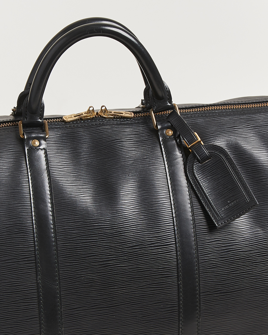 Heren | Pre-Owned & Vintage Bags | Louis Vuitton Pre-Owned | Keepall 60 Epi Leather Black