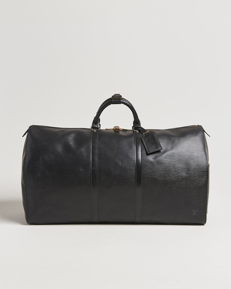 Heren | Pre-Owned & Vintage Bags | Louis Vuitton Pre-Owned | Keepall 60 Epi Leather Black