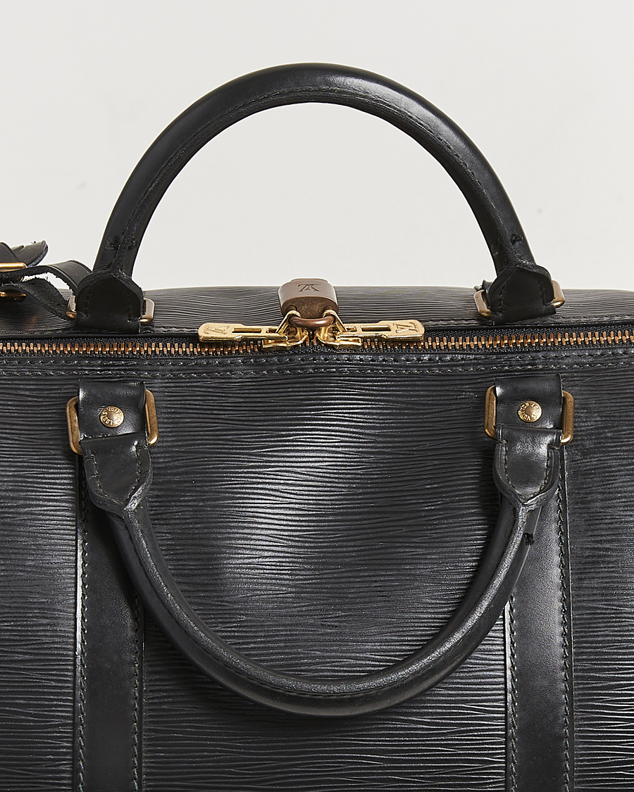 Heren | Pre-Owned & Vintage Bags | Louis Vuitton Pre-Owned | Keepall 60 Epi Leather Black