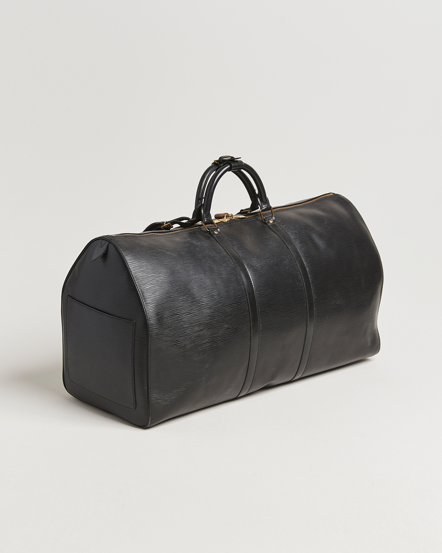 Heren | Pre-Owned & Vintage Bags | Louis Vuitton Pre-Owned | Keepall 60 Epi Leather Black