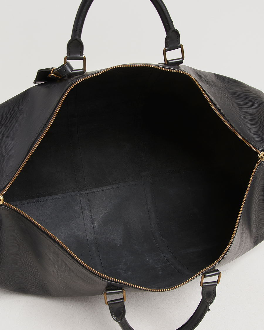 Heren | Pre-Owned & Vintage Bags | Louis Vuitton Pre-Owned | Keepall 60 Epi Leather Black