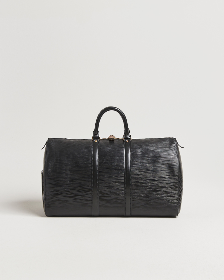 Heren | Pre-Owned & Vintage Bags | Louis Vuitton Pre-Owned | Keepall 45 Epi Leather Black