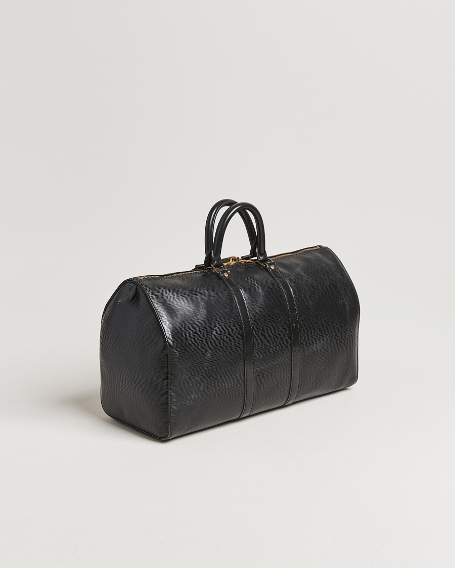 Heren | Pre-Owned & Vintage Bags | Louis Vuitton Pre-Owned | Keepall 45 Epi Leather Black
