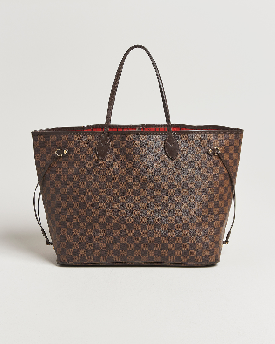 Heren | Pre-Owned & Vintage Bags | Louis Vuitton Pre-Owned | Neverfull GM Damier Ebene