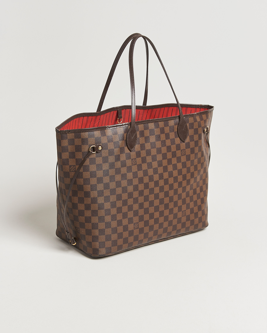 Heren | Pre-Owned & Vintage Bags | Louis Vuitton Pre-Owned | Neverfull GM Damier Ebene