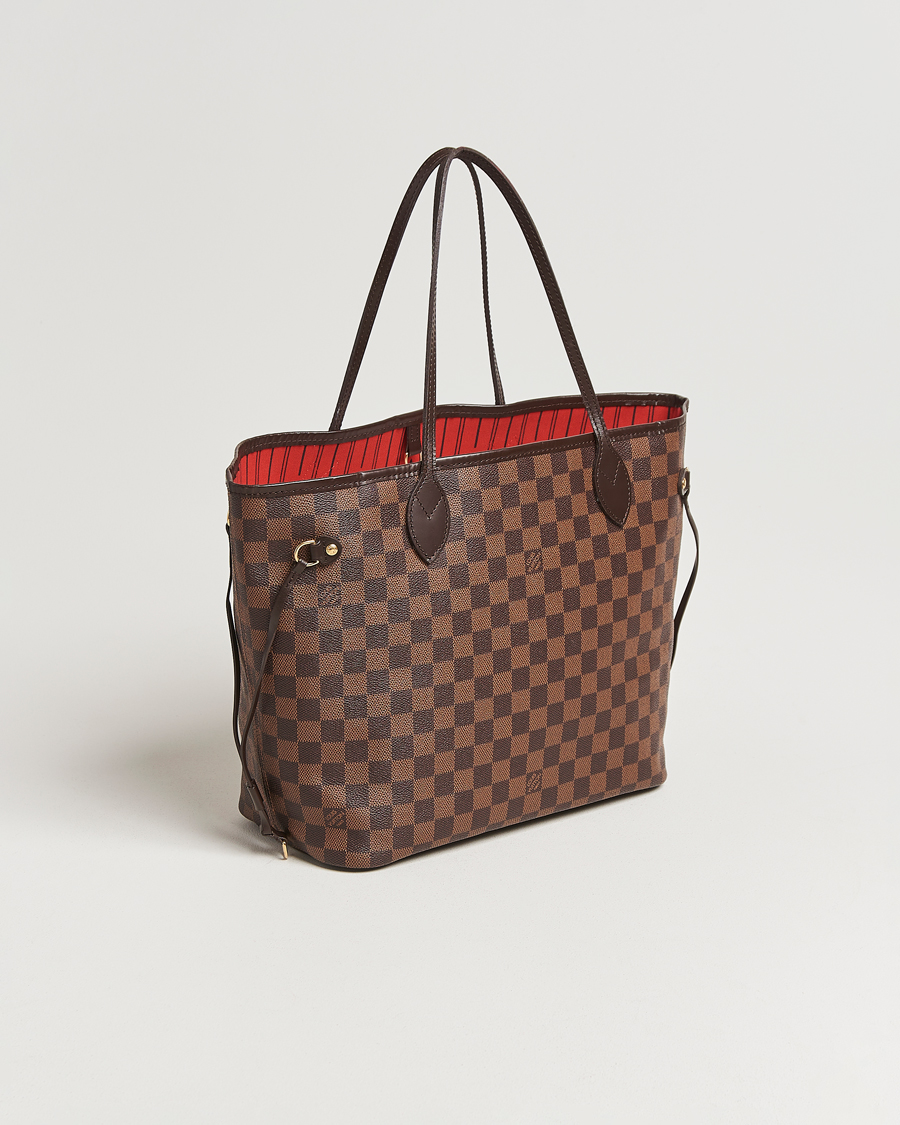 Heren | Pre-Owned & Vintage Bags | Louis Vuitton Pre-Owned | Neverfull MM Damier Ebene