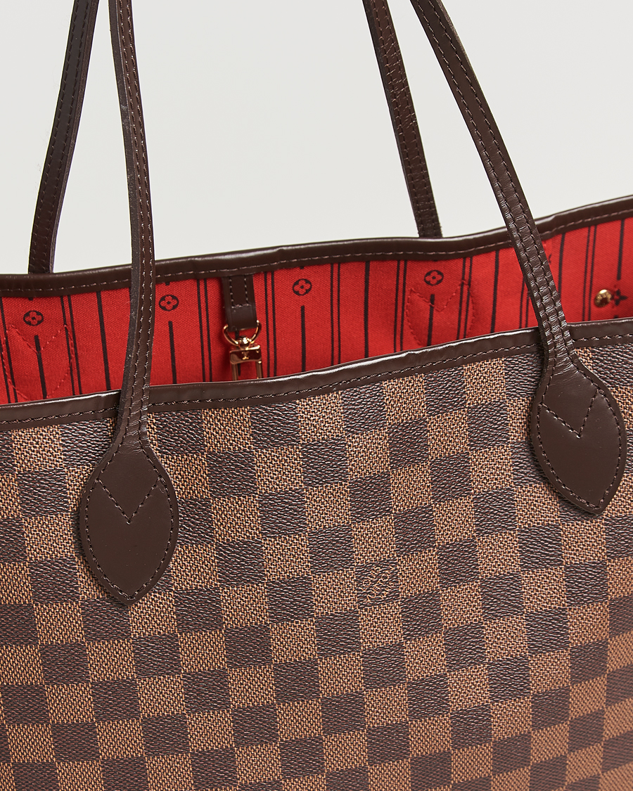 Heren | Pre-Owned & Vintage Bags | Louis Vuitton Pre-Owned | Neverfull MM Damier Ebene