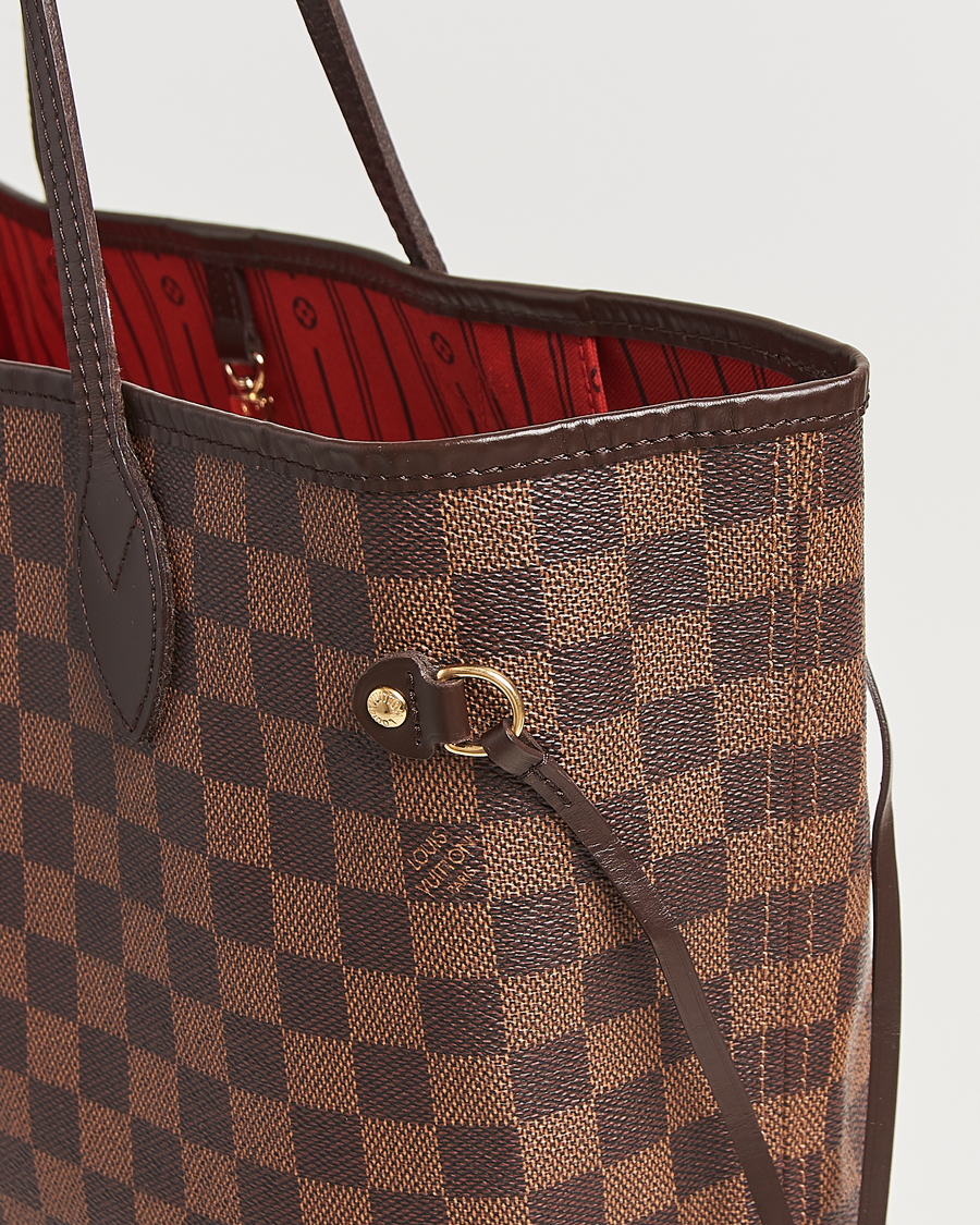 Heren | Pre-Owned & Vintage Bags | Louis Vuitton Pre-Owned | Neverfull MM Damier Ebene