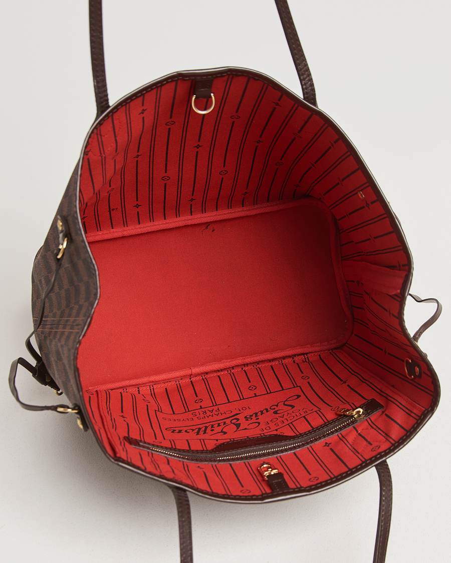 Heren | Pre-Owned & Vintage Bags | Louis Vuitton Pre-Owned | Neverfull MM Damier Ebene