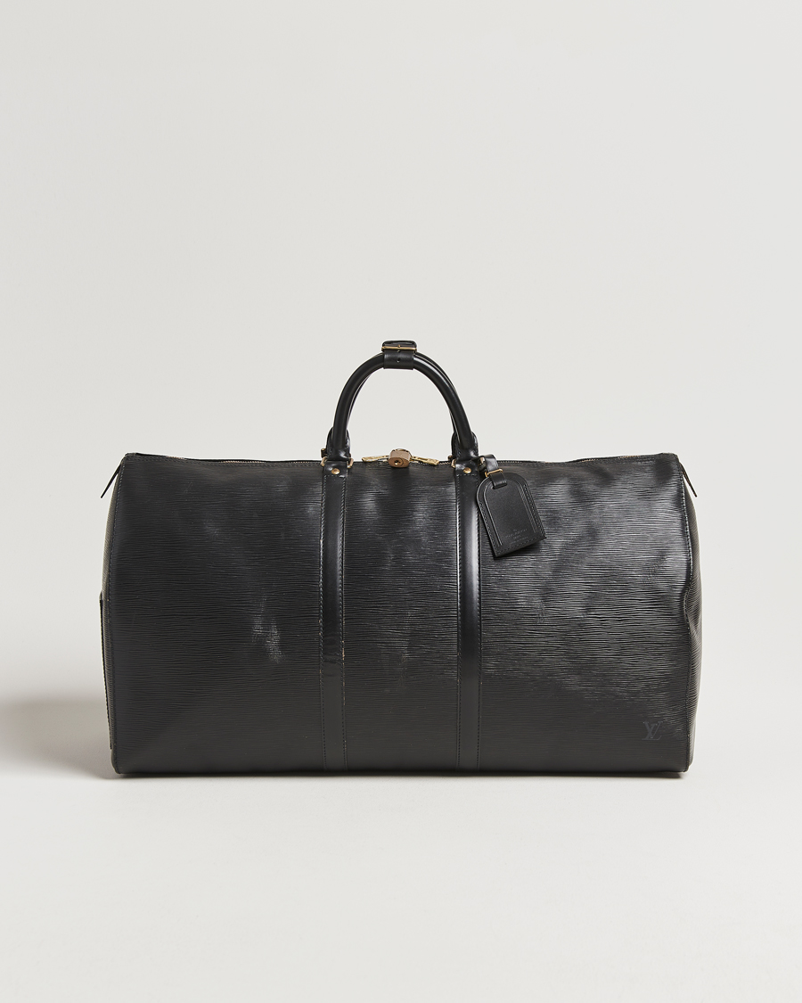 Heren | Pre-Owned & Vintage Bags | Louis Vuitton Pre-Owned | Keepall 55 Epi Leather Black