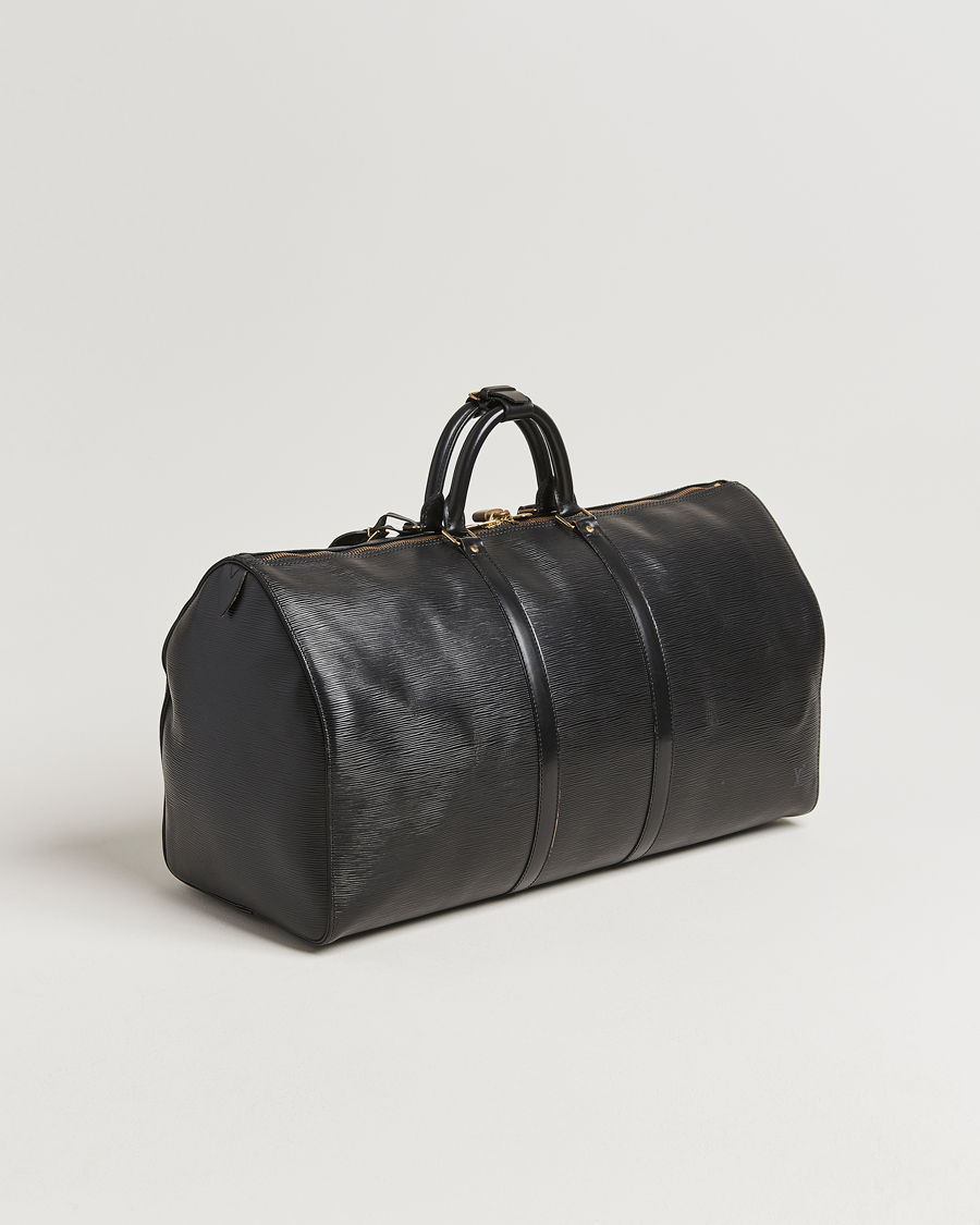 Heren | Pre-Owned & Vintage Bags | Louis Vuitton Pre-Owned | Keepall 55 Epi Leather Black